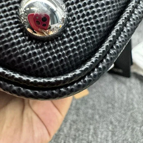 100% Authentic Prada Blue Panier Shoulder Bag - Picture 10 of 14